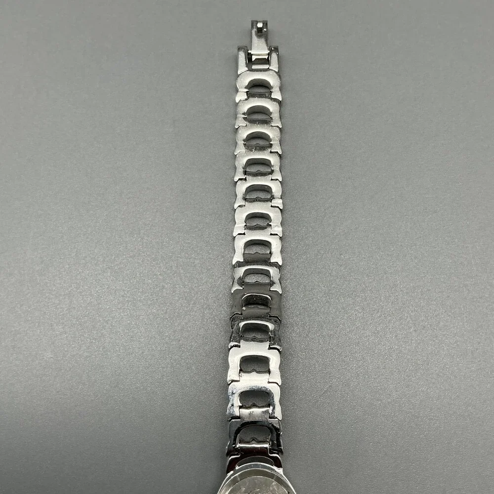 Xanadu Womens Watch 18mm Oval Dial Silver Tone Crystal Dress New Battery 7.25